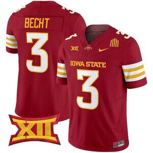 Mens Youths Kids Rocco Becht Red Vapor Stitched Jersey